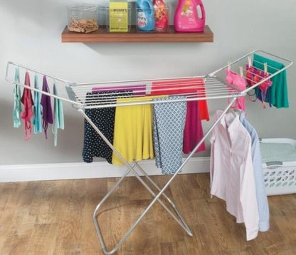 Metallic Anti Rust Clothes Drying Rack